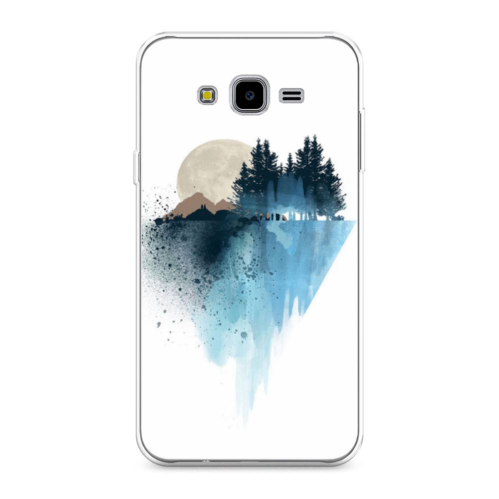 

Чехол Awog на Samsung Galaxy J7 Neo "Горы 5", Голубой, 25350-4