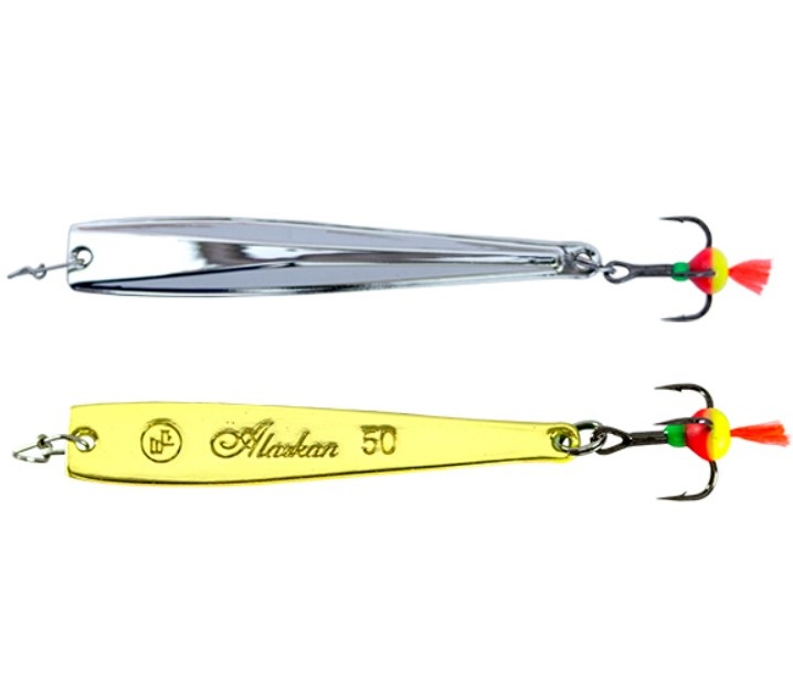 

Блесна вертикальная ECOPRO Alaskan, 70мм, 11гр,S/G, Серебристый;золотистый