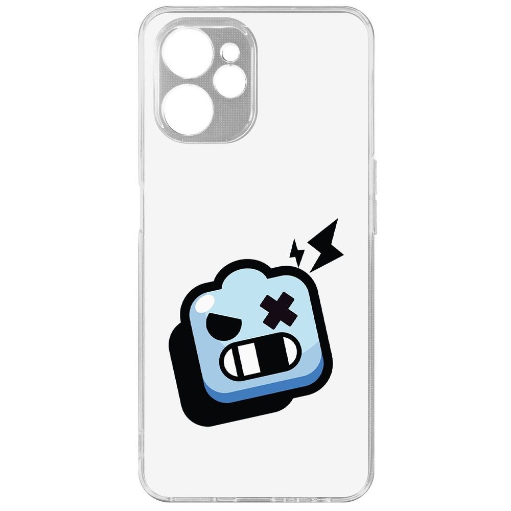

Чехол Brawl Stars-Роборубка для Realme 10 5G, Прозрачный