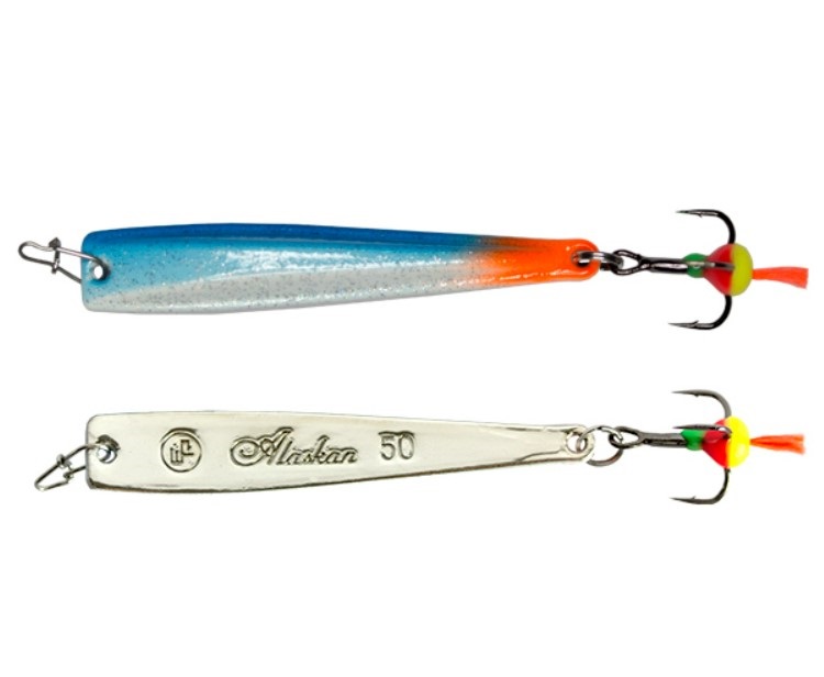 

Блесна вертикальная ECOPRO Alaskan, 60мм, 7гр, BLS, Синий;серебристый