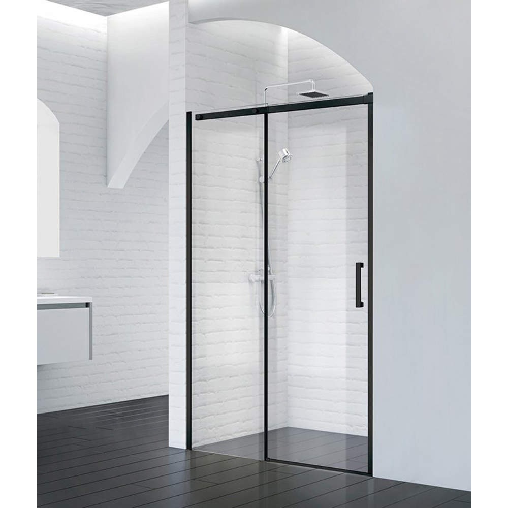 фото Душевая дверь belbagno acqua bf-1-130-c-nero