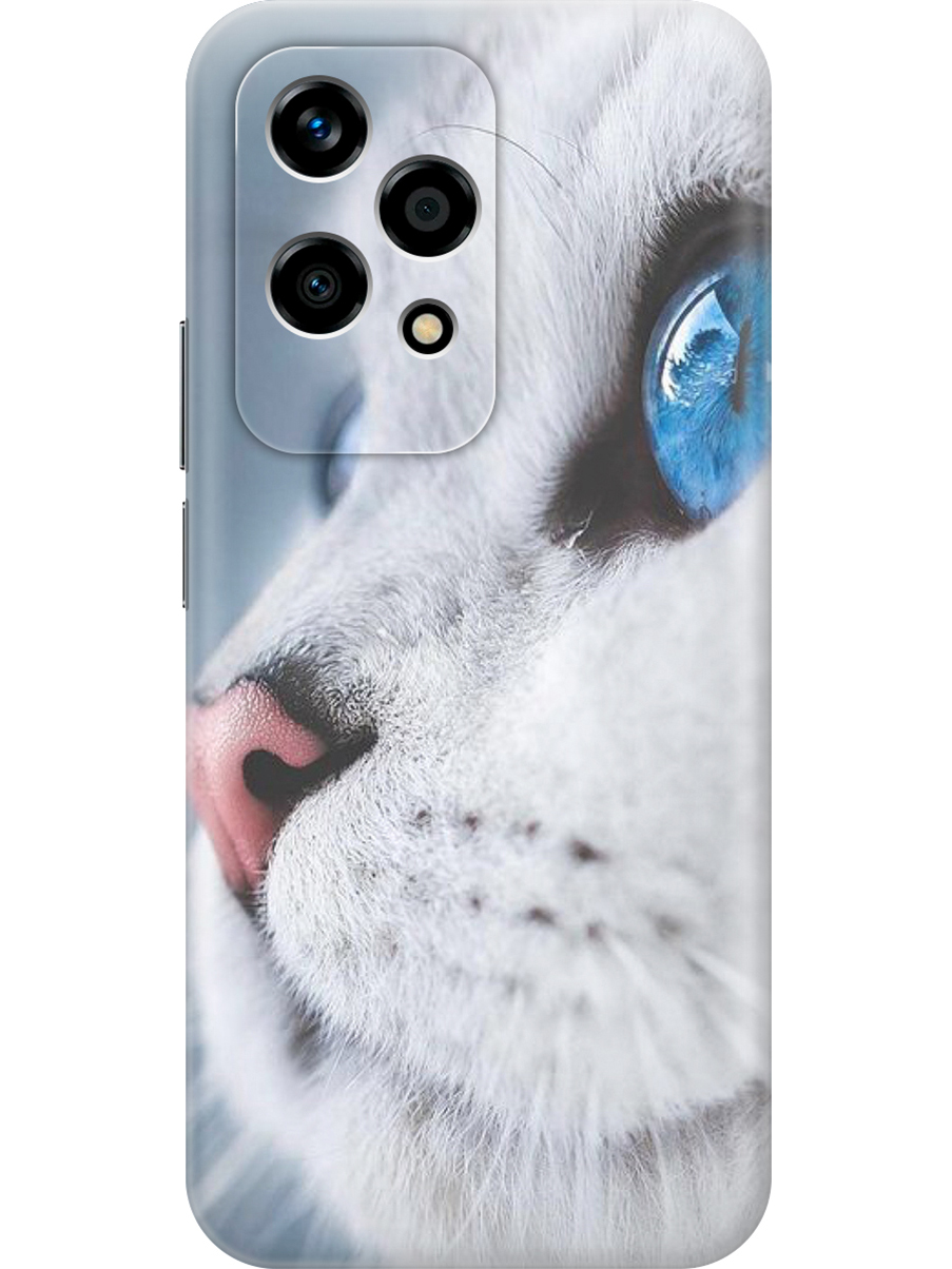 

Силиконовый чехол на Honor 200 lite с принтом "Кошачий взгляд", Прозрачный;белый;голубой, 783979011