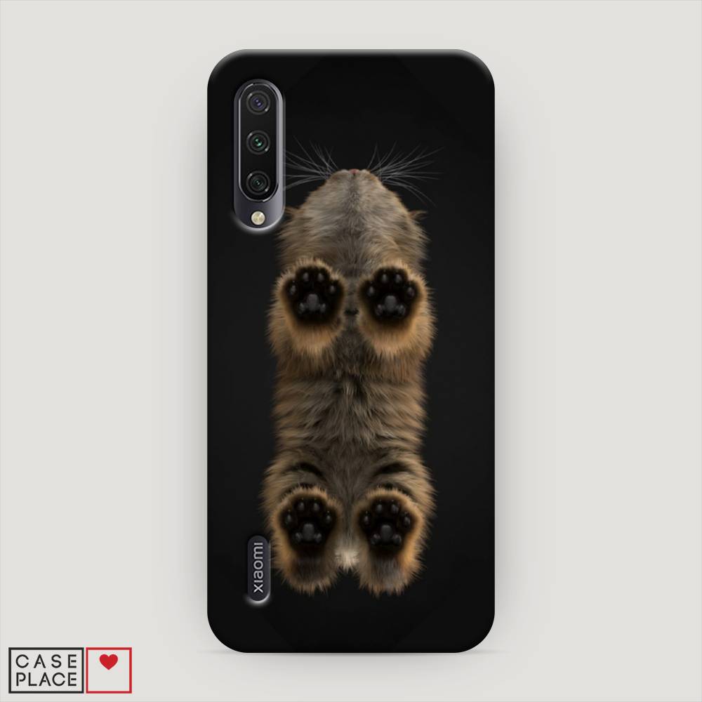 фото Пластиковый чехол "кошачьи лапки" на xiaomi mi a3 awog