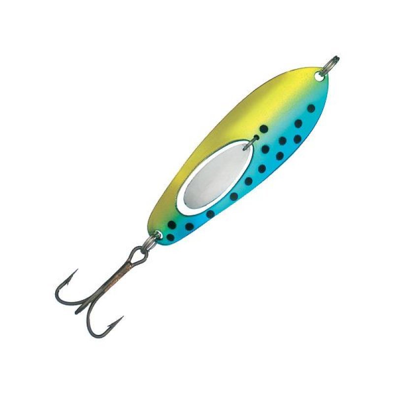 

Блесна Kuusamo Taimen Super 75/17 GR/BLU/S, Голубой;зеленый