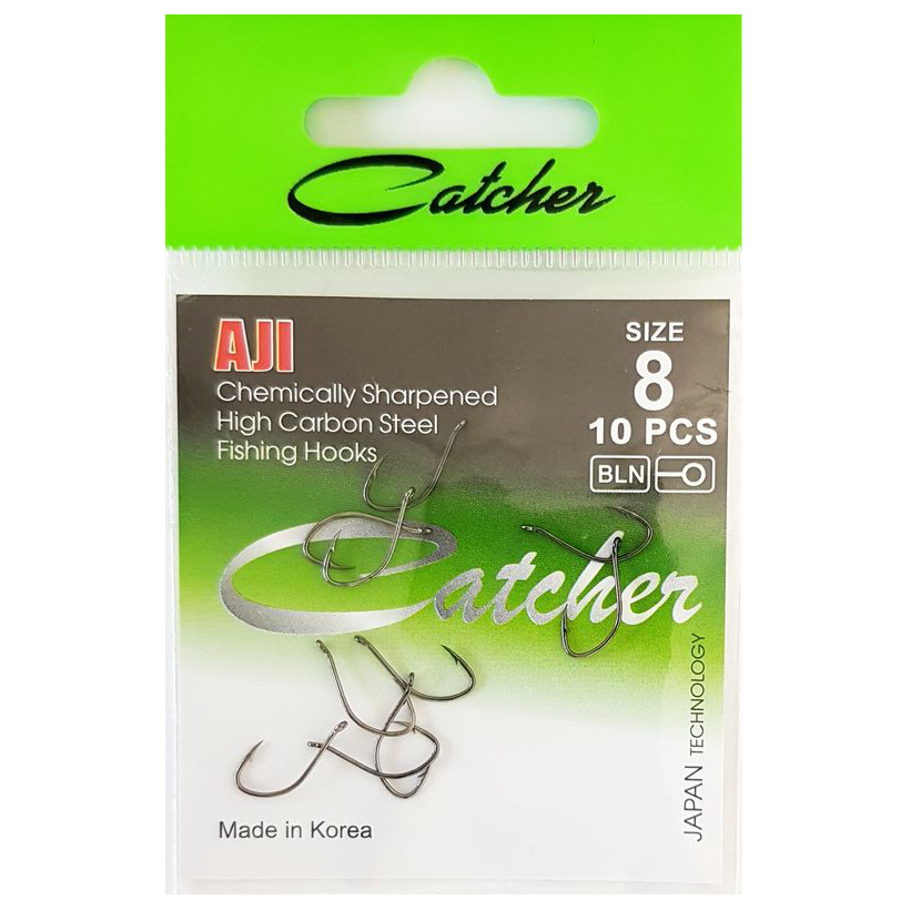 Крючок Catcher AJI Size 8 (1 пакетик)