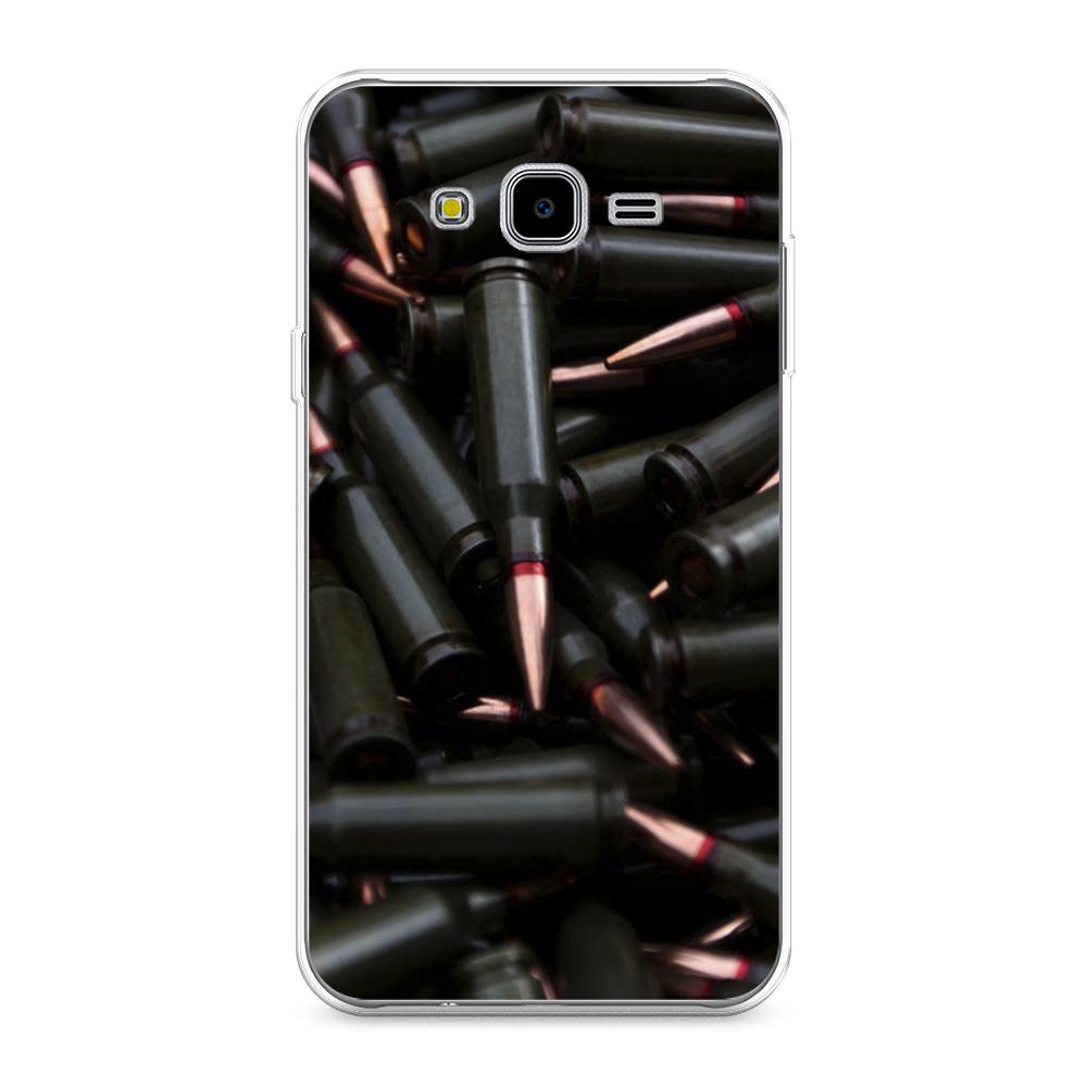 

Чехол Awog на Samsung Galaxy J7 Neo "Пули черные", Черный;коричневый, 25350-5
