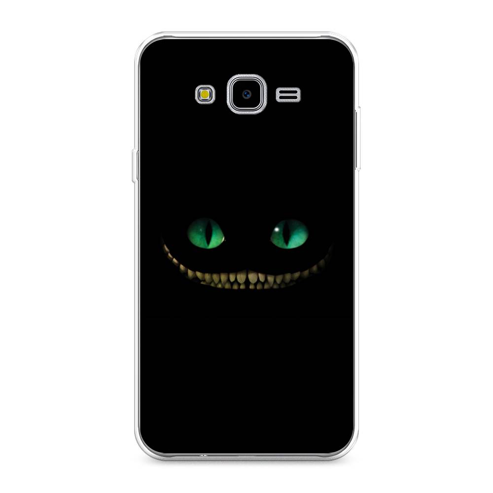

Чехол Awog "Зеленоглазый чеширский кот" для Samsung Galaxy J7 Neo, Черный, 25350-10