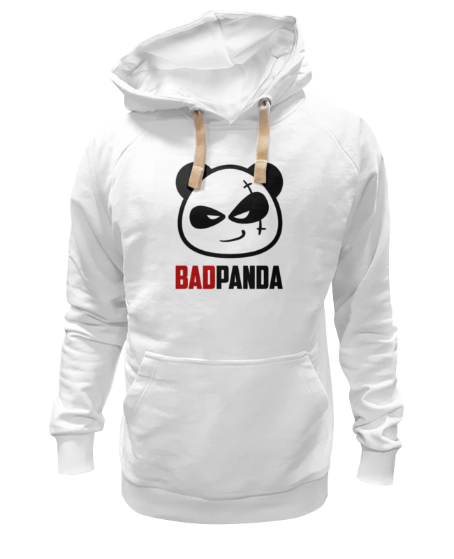 

Худи унисекс Printio Bad panda белое L, Белый, Bad panda