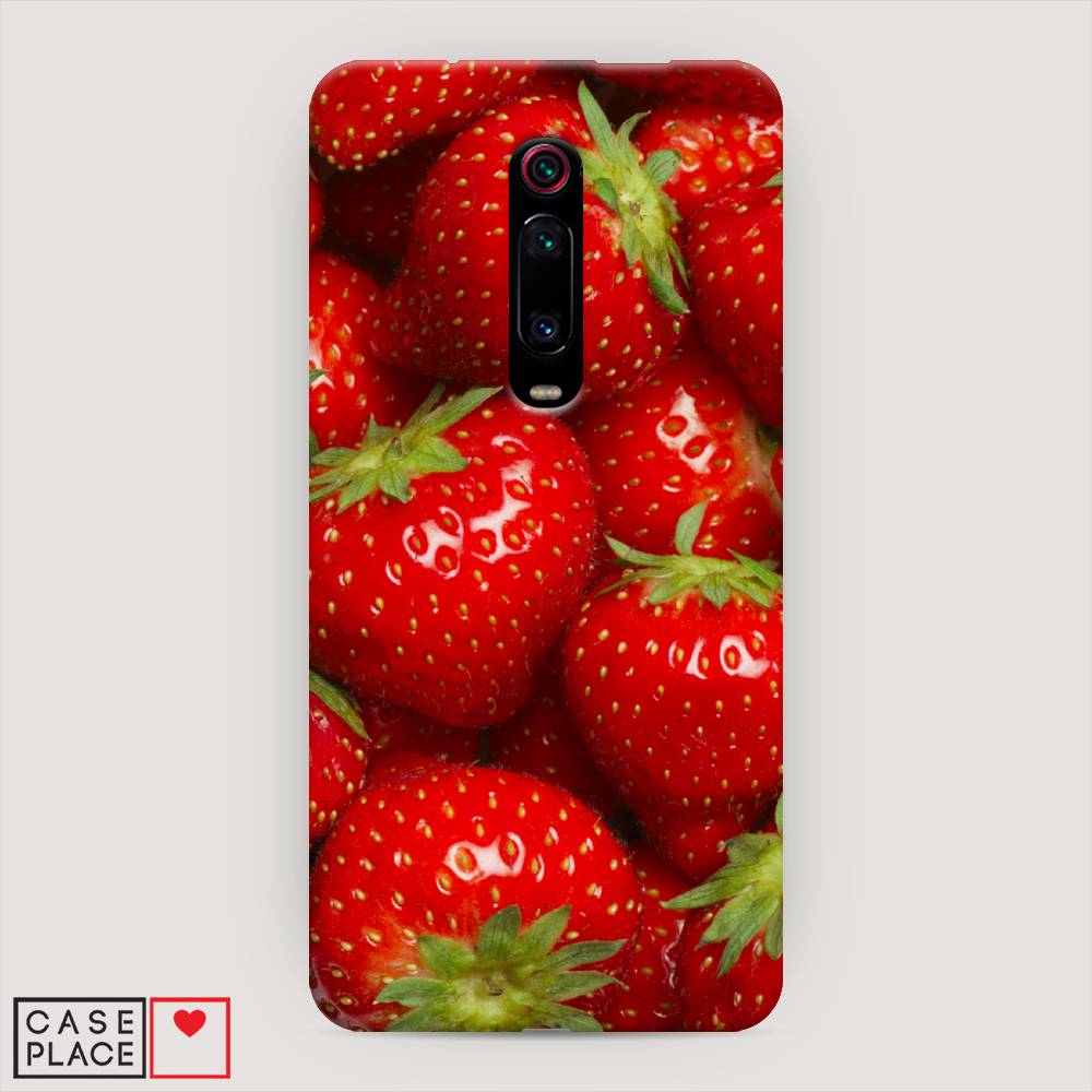 

Пластиковый чехол "Клубника" на Xiaomi Redmi K20 Pro, 35620-7