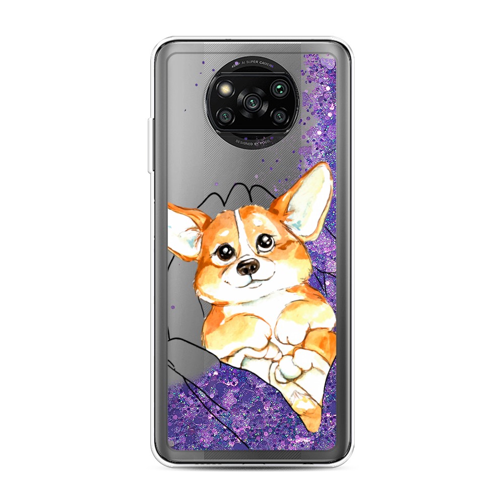 

Чехол Awog на Poco X3/X3 Pro "Корги в ладошках", Разноцветный, 310692-1