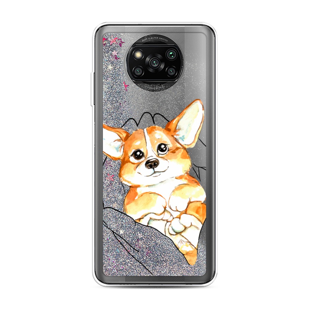 

Чехол Awog на Poco X3/X3 Pro "Корги в ладошках", Разноцветный, 310691-1