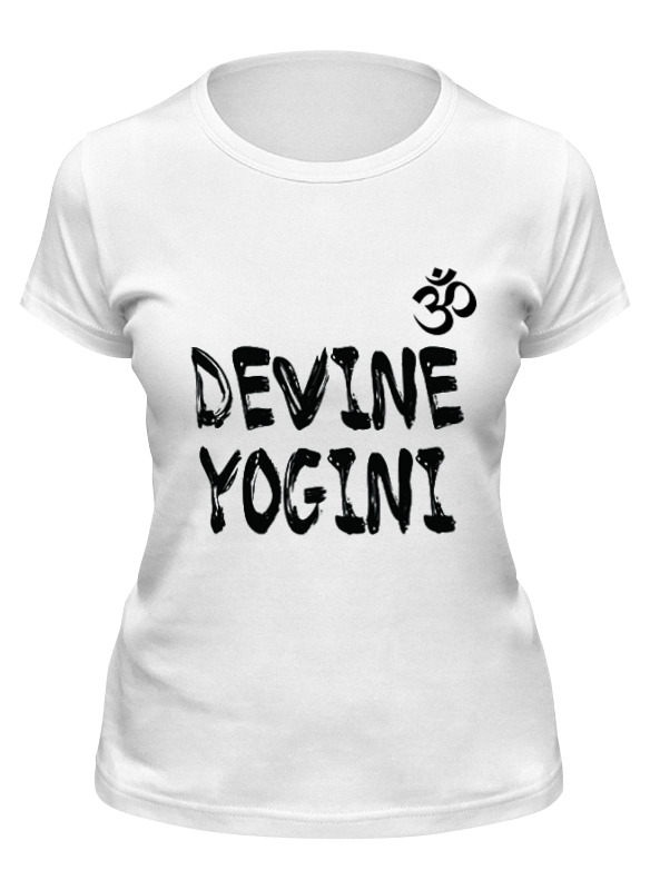 

Футболка женская Printio Devine yogini белая M, Белый, Devine yogini