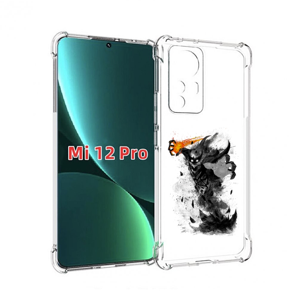 

Чехол MyPads nevermore черно белый для Xiaomi 12S Pro, Прозрачный, Tocco