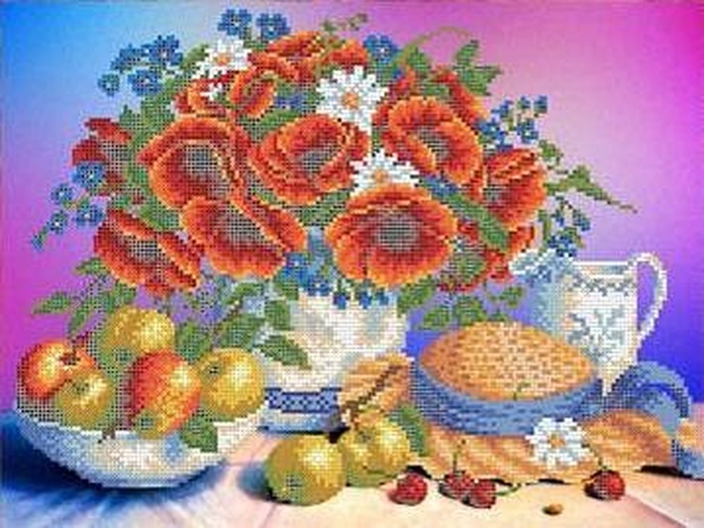 

Рисунок на ткани «Летний дары»