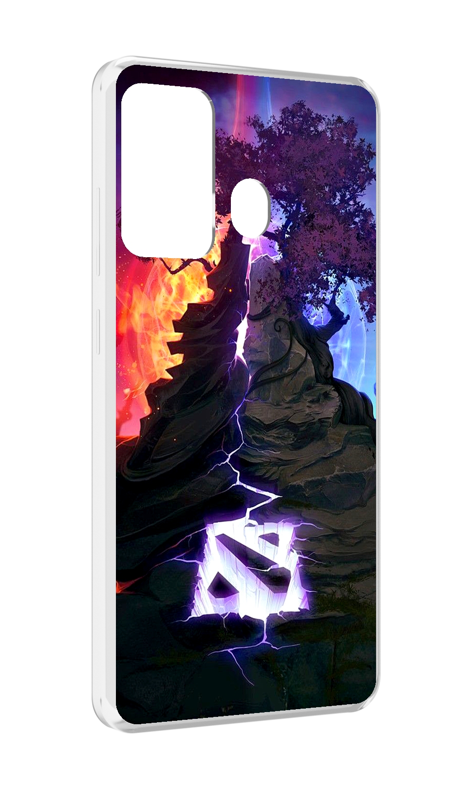 

Чехол MyPads dota 2 логотип для ITEL A27 / ITEL P17, Прозрачный, Tocco