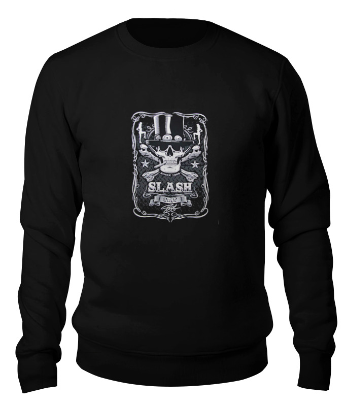 

свитшот унисекс Printio Guns n' roses черный 2XL, Guns n' roses