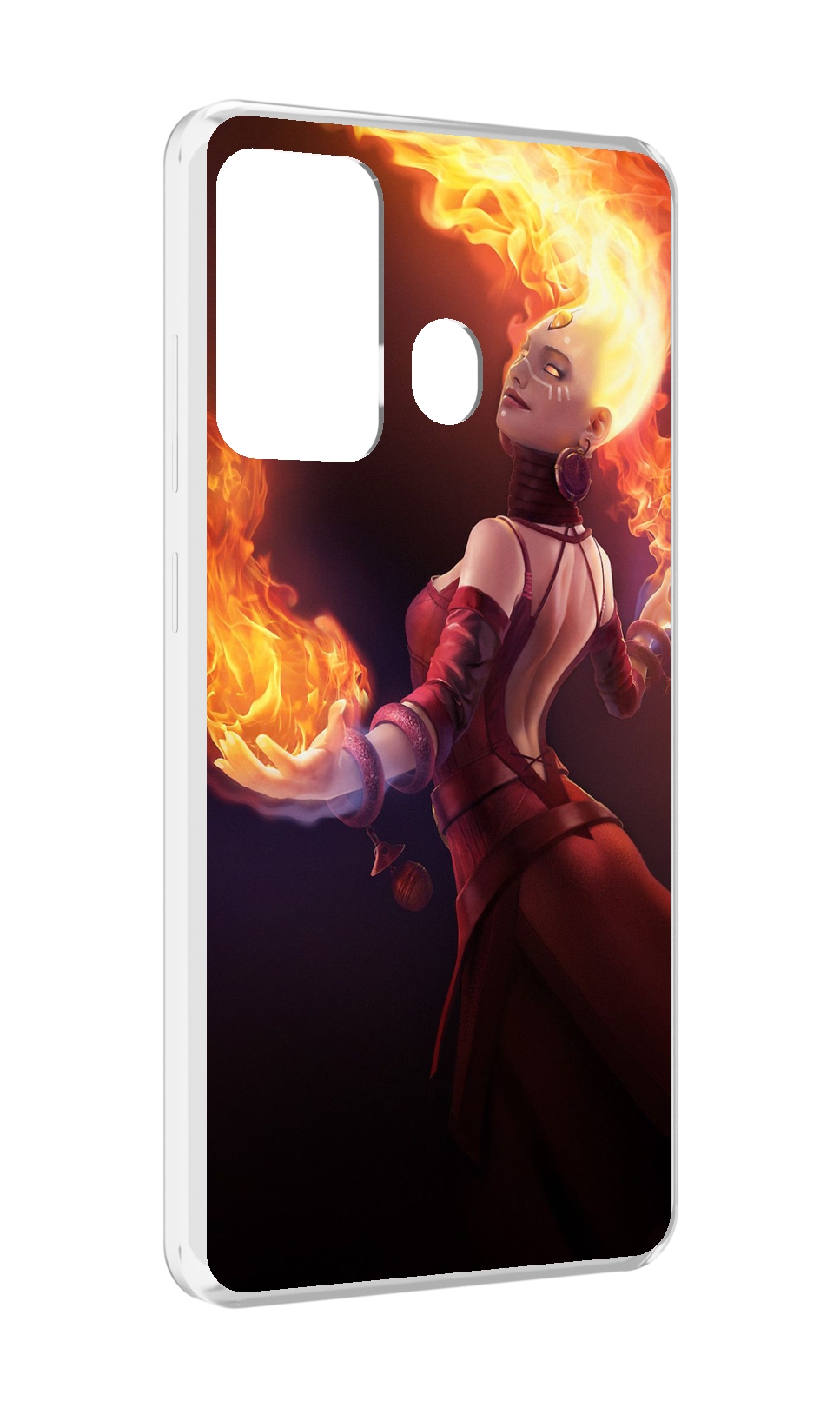 

Чехол MyPads dota 2 Lina для ITEL A27 / ITEL P17, Прозрачный, Tocco