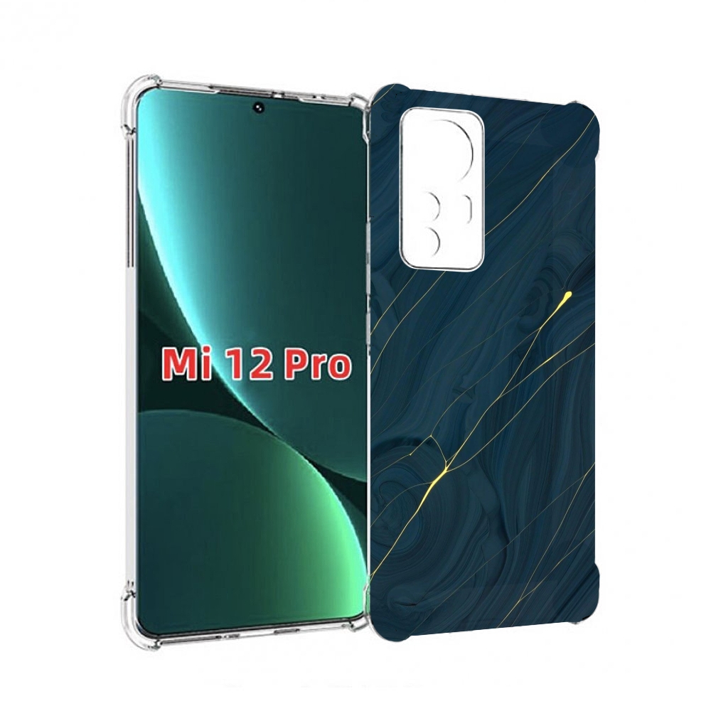 

Чехол MyPads дерево с золотыми трещинами для Xiaomi 12S Pro, Прозрачный, Tocco