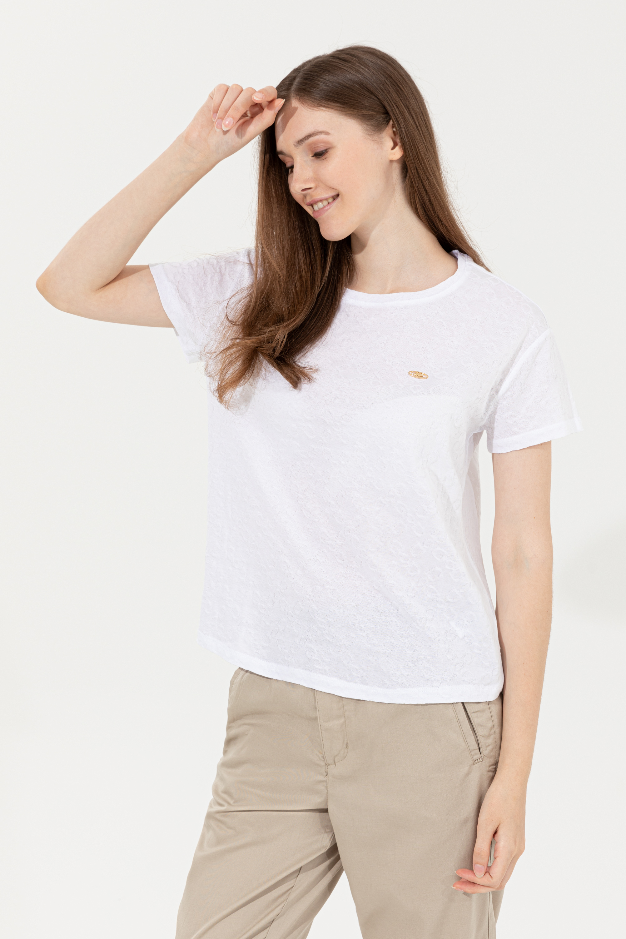 

Футболка женская U.S. POLO Assn. G082SZ0110FERTE белая L, Белый, G082SZ0110FERTE