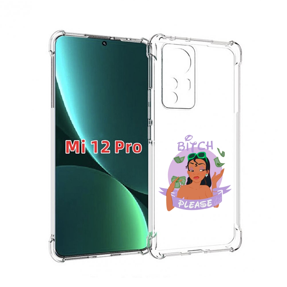 

Чехол MyPads деньги-пожалуйста женский для Xiaomi 12S Pro, Прозрачный, Tocco