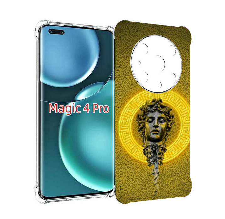 

Чехол MyPads статуя версачи для Honor Magic4 Pro, Прозрачный, Tocco