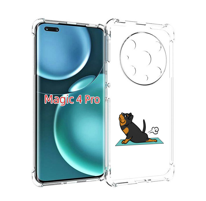 

Чехол MyPads спортивная-собачка для Honor Magic4 Pro, Прозрачный, Tocco