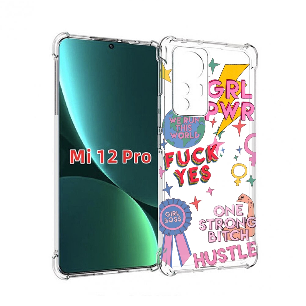 

Чехол MyPads девушки-боссы женский для Xiaomi 12S Pro, Прозрачный, Tocco