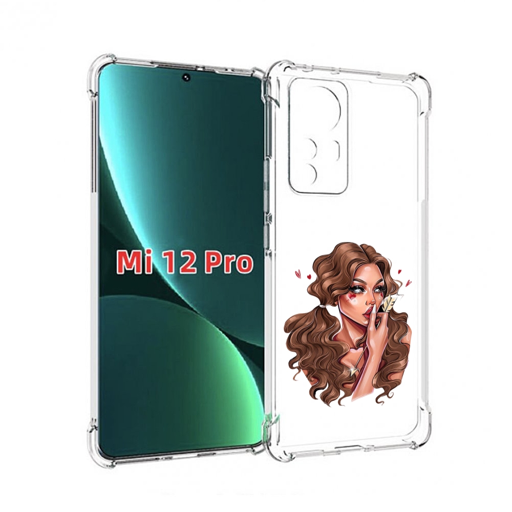 

Чехол MyPads девушка-со-стрелой женский для Xiaomi 12S Pro, Прозрачный, Tocco