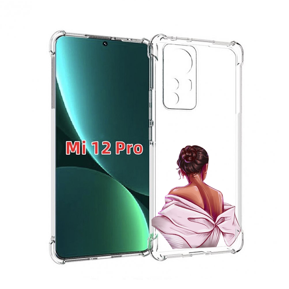 

Чехол MyPads девушка-со-спины женский для Xiaomi 12S Pro, Прозрачный, Tocco