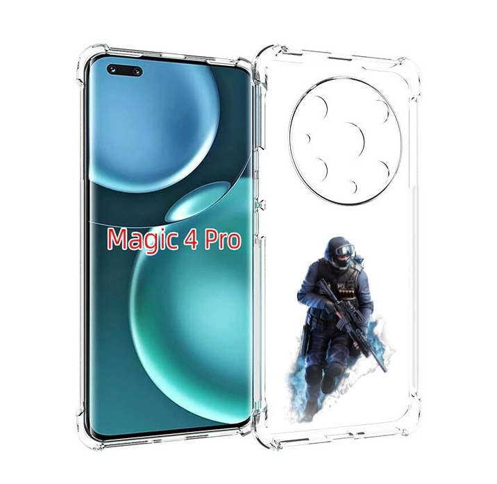 

Чехол MyPads спецназ-ксго для Honor Magic4 Pro, Прозрачный, Tocco