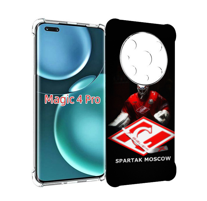 

Чехол MyPads спартак хоккеи мужской для Honor Magic4 Pro, Прозрачный, Tocco