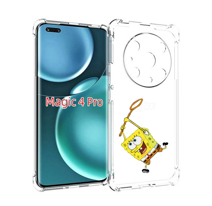 

Чехол MyPads спанчбоб-с-сочком для Honor Magic4 Pro, Прозрачный, Tocco