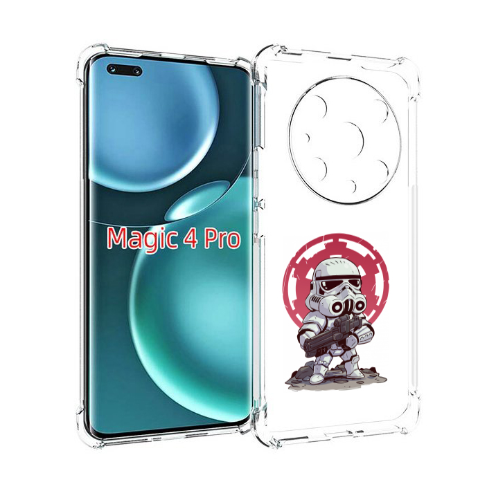 

Чехол MyPads солдат-из-старварс для Honor Magic4 Pro, Прозрачный, Tocco