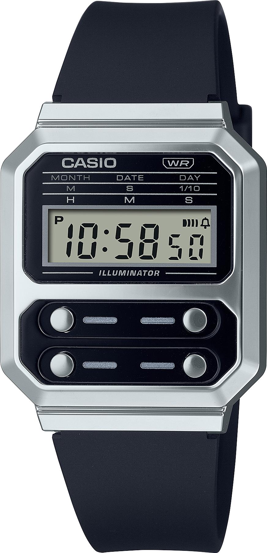 

Наручные часы унисекс Casio A-100WEF-1A черные, A-100WEF-1A