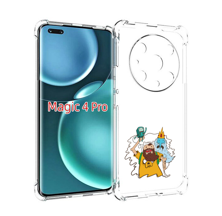 

Чехол MyPads время приключений старый Финн для Honor Magic4 Pro, Прозрачный, Tocco