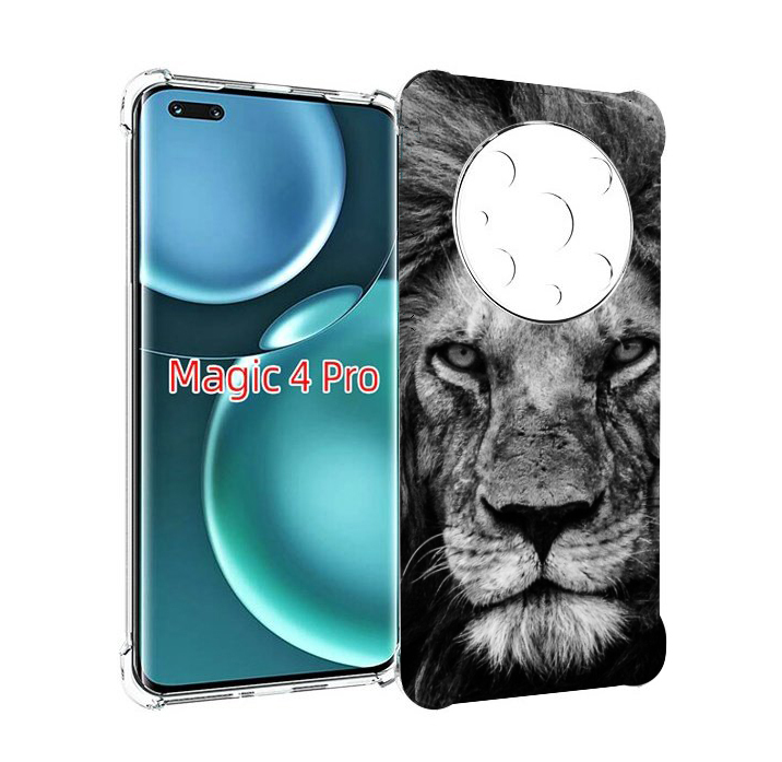 

Чехол MyPads смуглый лев мужской для Honor Magic4 Pro, Прозрачный, Tocco