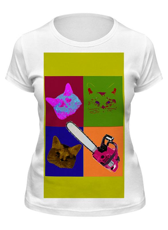 

Футболка женская Printio Pop-art белая L, Белый, Pop-art