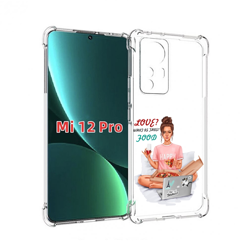 

Чехол MyPads девушка-с-ноутбуком женский для Xiaomi 12S Pro, Прозрачный, Tocco