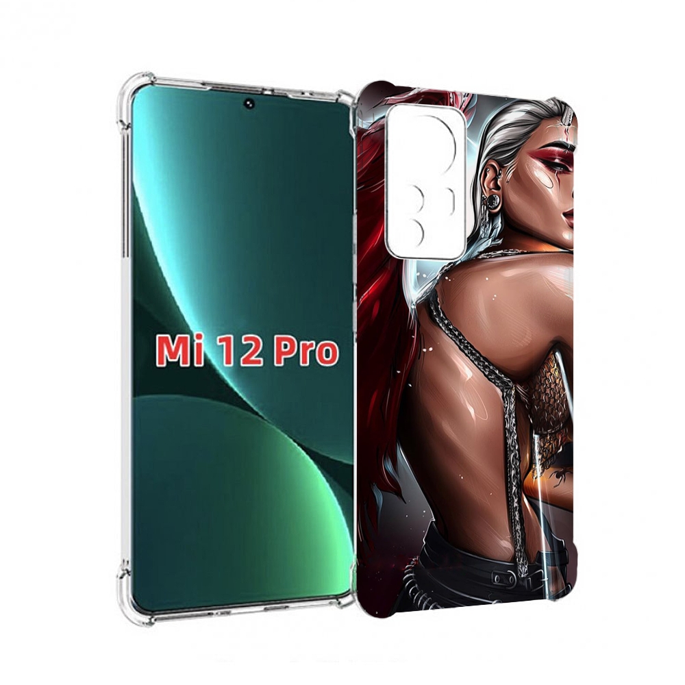 

Чехол MyPads девушка-с-крыльями женский для Xiaomi 12S Pro, Прозрачный, Tocco