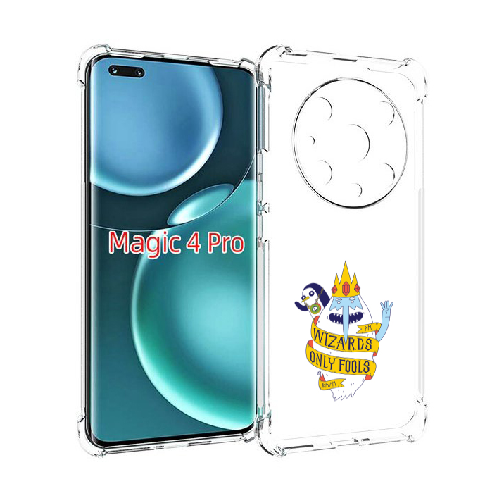

Чехол MyPads время приключений снежный король для Honor Magic4 Pro, Прозрачный, Tocco