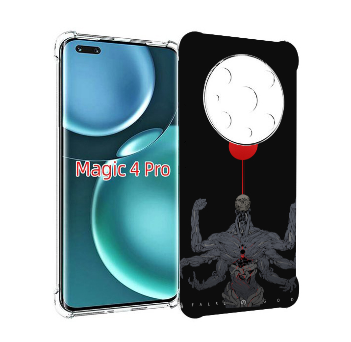 

Чехол MyPads скелет-с-6-руками для Honor Magic4 Pro, Прозрачный, Tocco