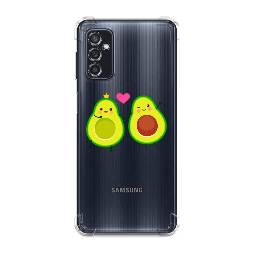 фото Противоударный силиконовый чехол "авокадо любят" на samsung galaxy m52 awog