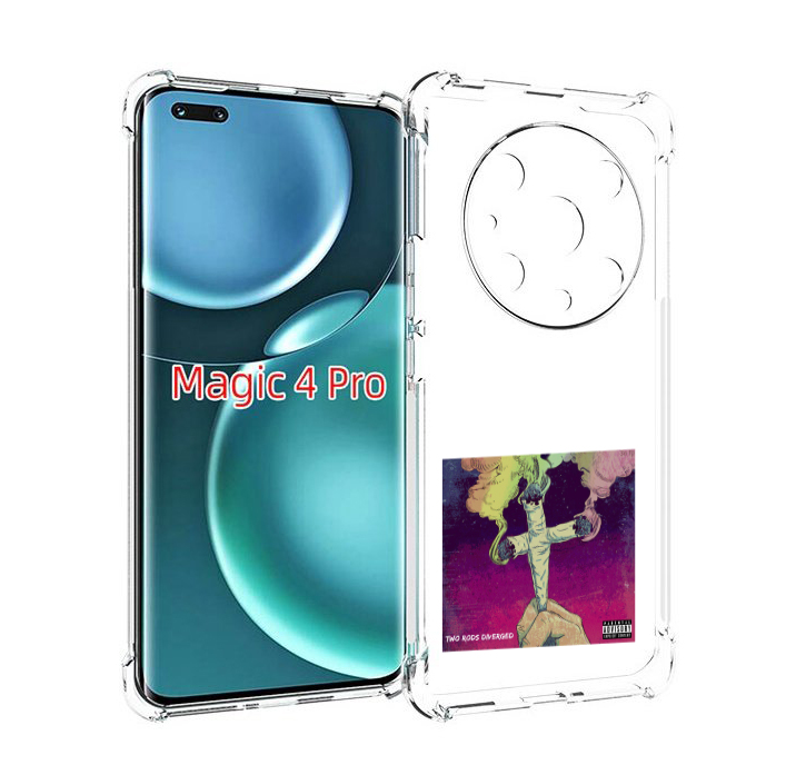 

Чехол MyPads сигаретный крест для Honor Magic4 Pro, Прозрачный, Tocco