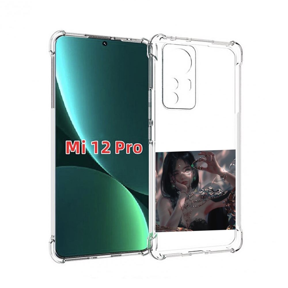 

Чехол MyPads девушка-с-алмазом для Xiaomi 12S Pro, Прозрачный, Tocco