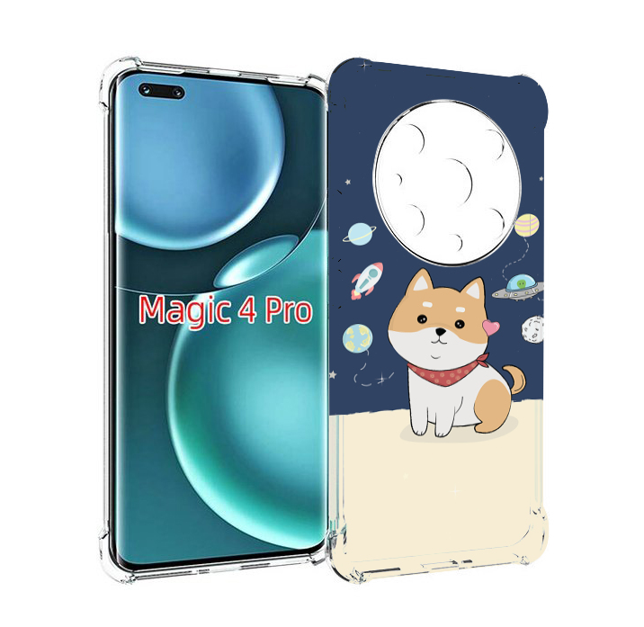 

Чехол MyPads сиба-шиба-ину для Honor Magic4 Pro, Прозрачный, Tocco