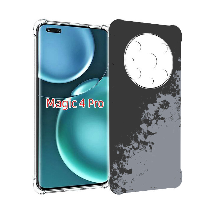 

Чехол MyPads серый-эстетичный для Honor Magic4 Pro, Прозрачный, Tocco