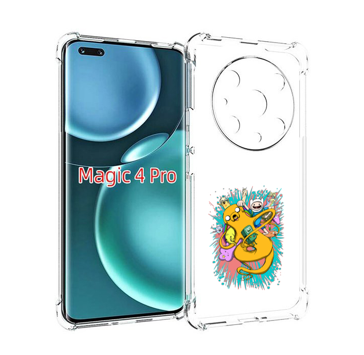 

Чехол MyPads время приключений рисунок для Honor Magic4 Pro, Прозрачный, Tocco