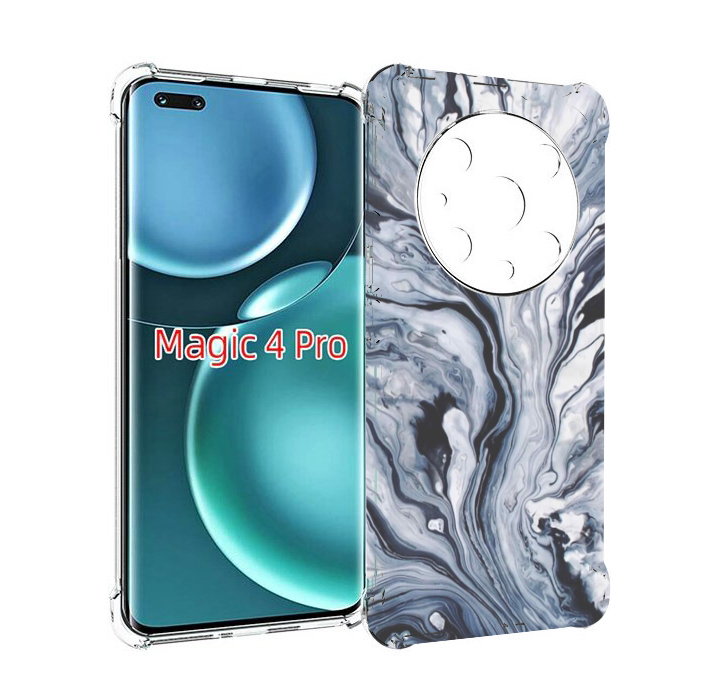 

Чехол MyPads серая краска для Honor Magic4 Pro, Прозрачный, Tocco