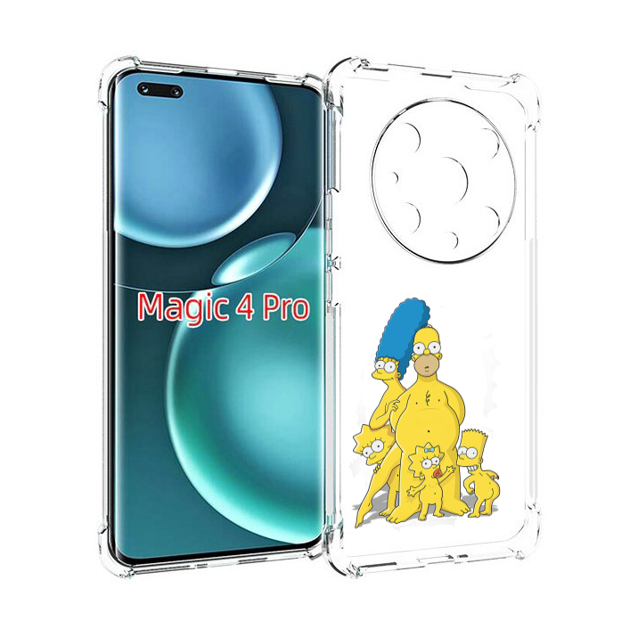 

Чехол MyPads семья-симпсонов для Honor Magic4 Pro, Прозрачный, Tocco