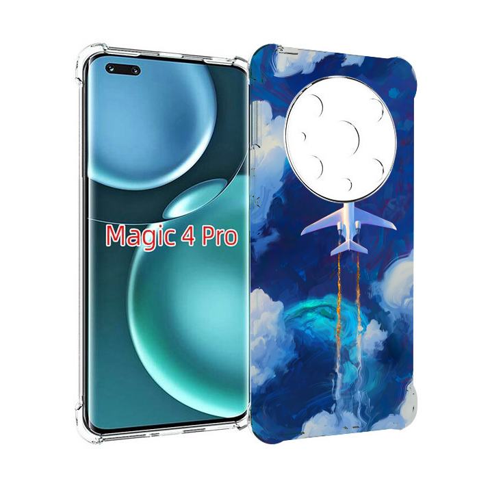 

Чехол MyPads самолет-в-небе-рисунок для Honor Magic4 Pro, Прозрачный, Tocco